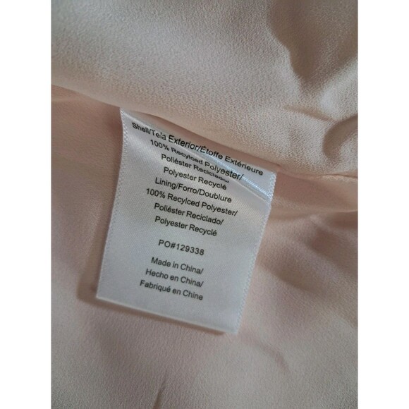 ModCloth Wrapped in Rapture Soft Pink Wrap Dress Maxi Chiffon Capelet Size S NWT - Picture 12 of 12